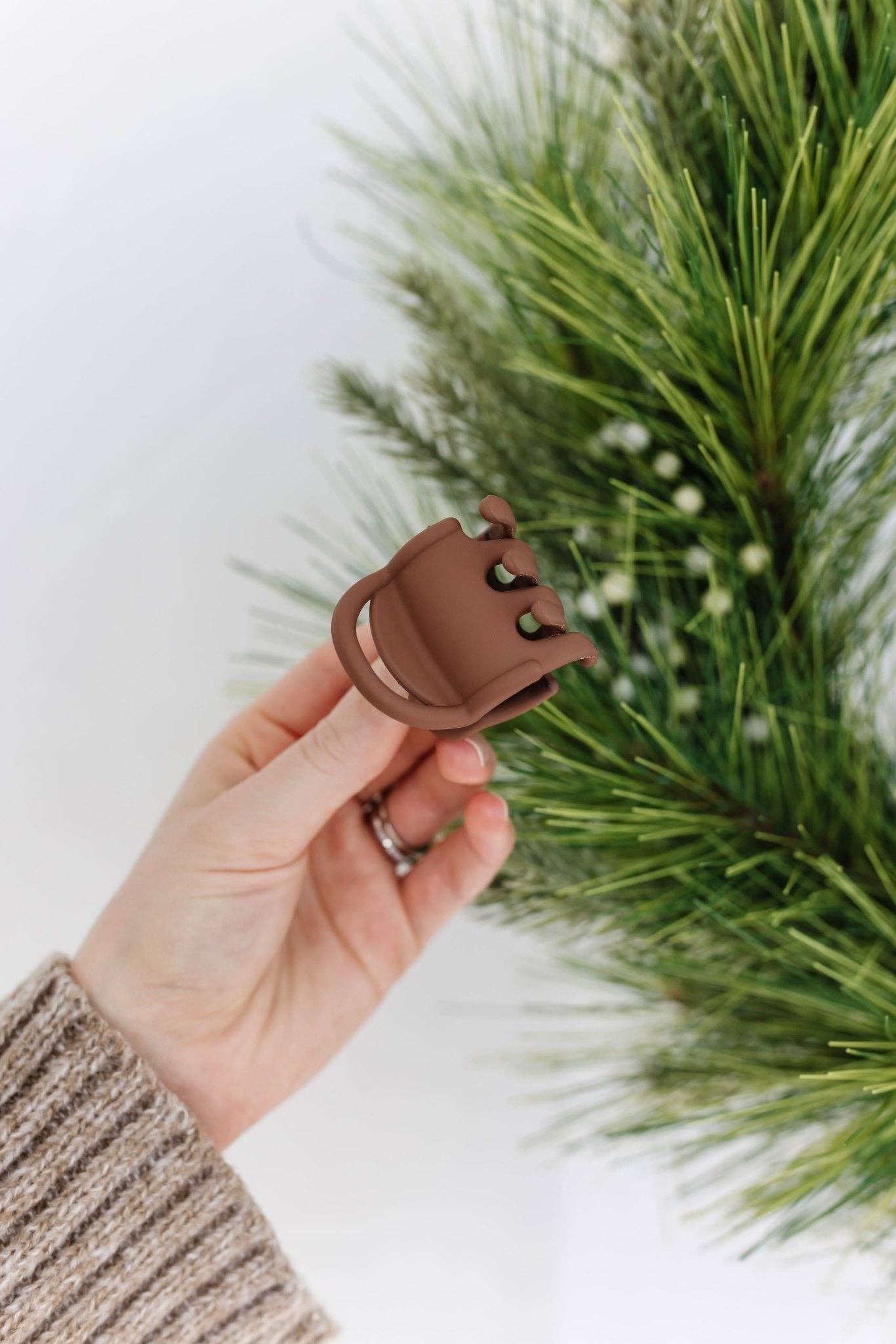 Cinnamon Claw Clip