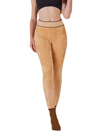 Giselle Brown Fleece Tights