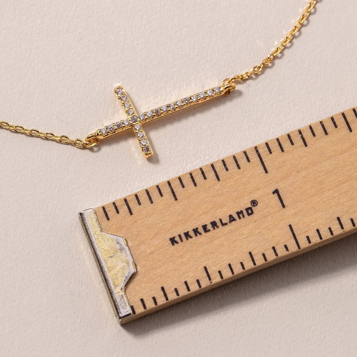 Cross Charm Anklet