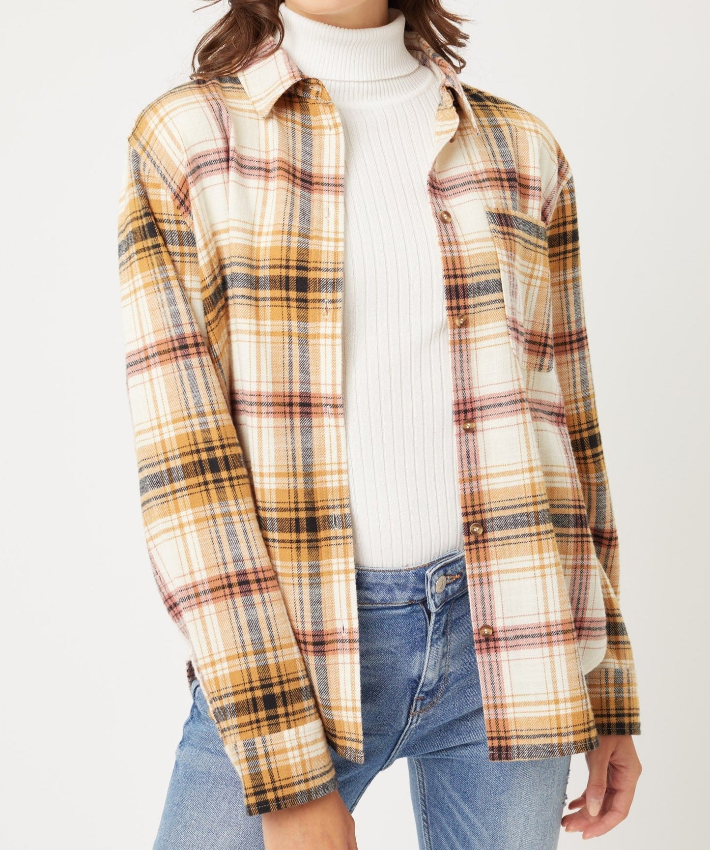 Francesca Flannel Top