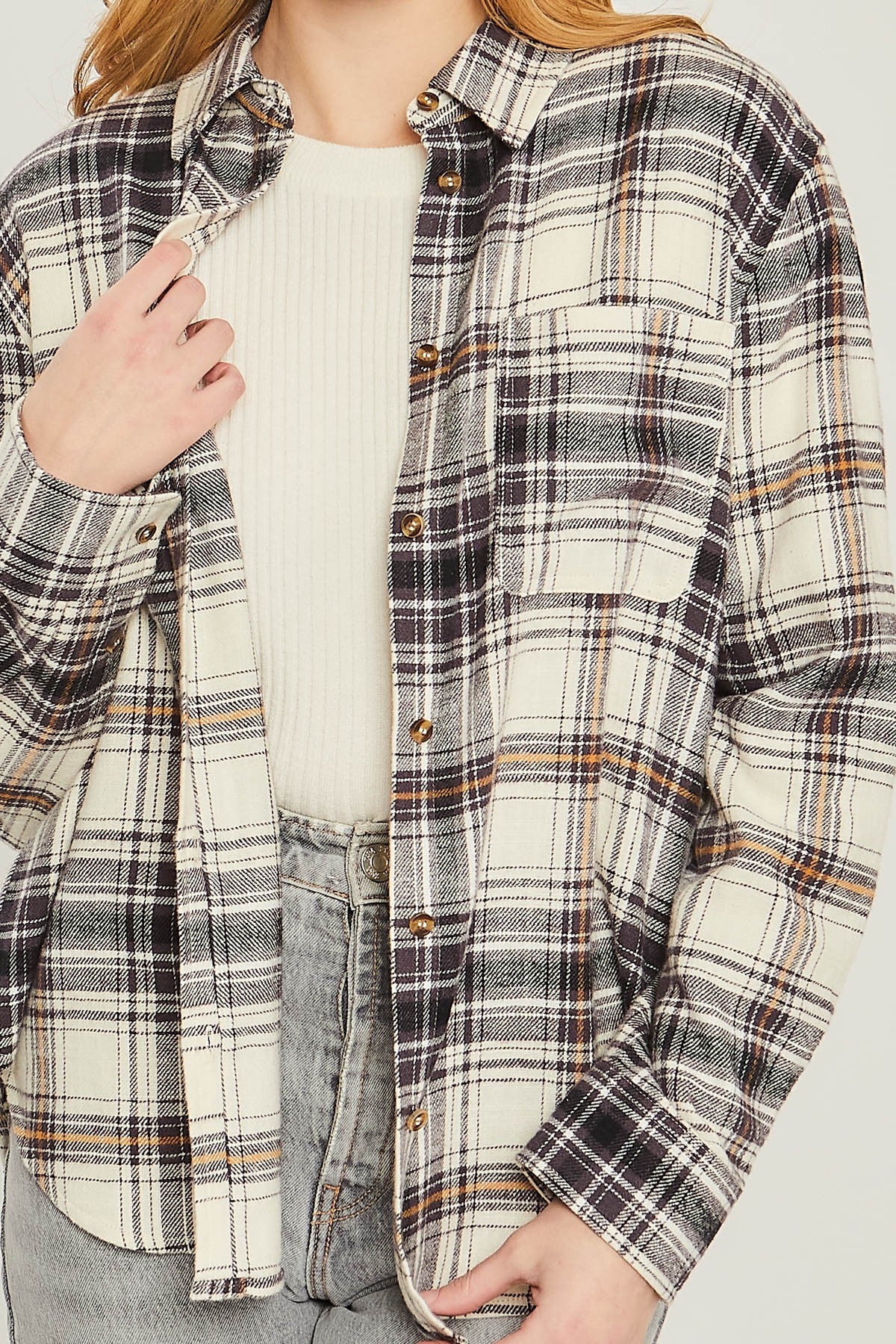 Francesca Flannel Top