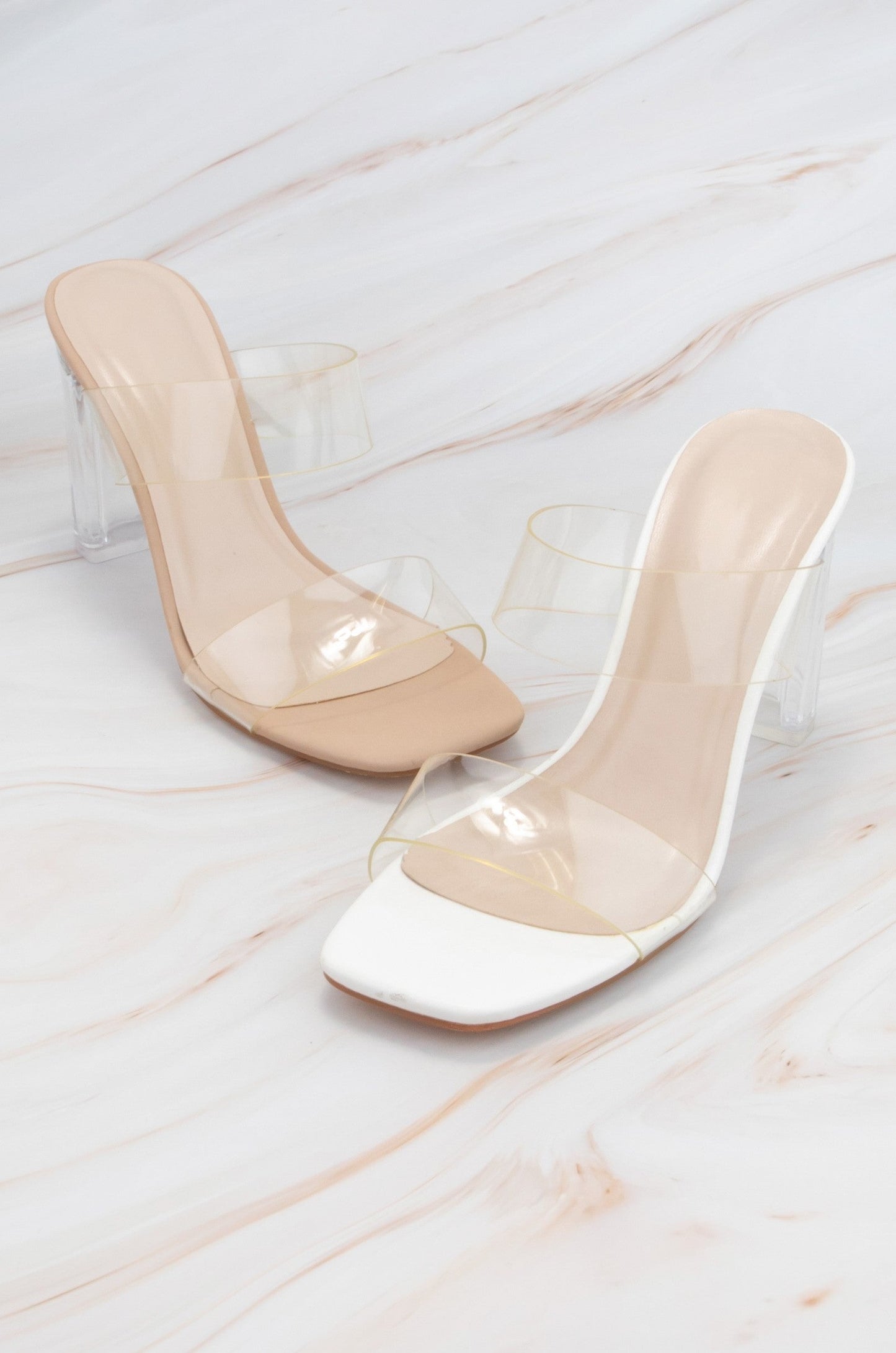 Shia Clear Heels