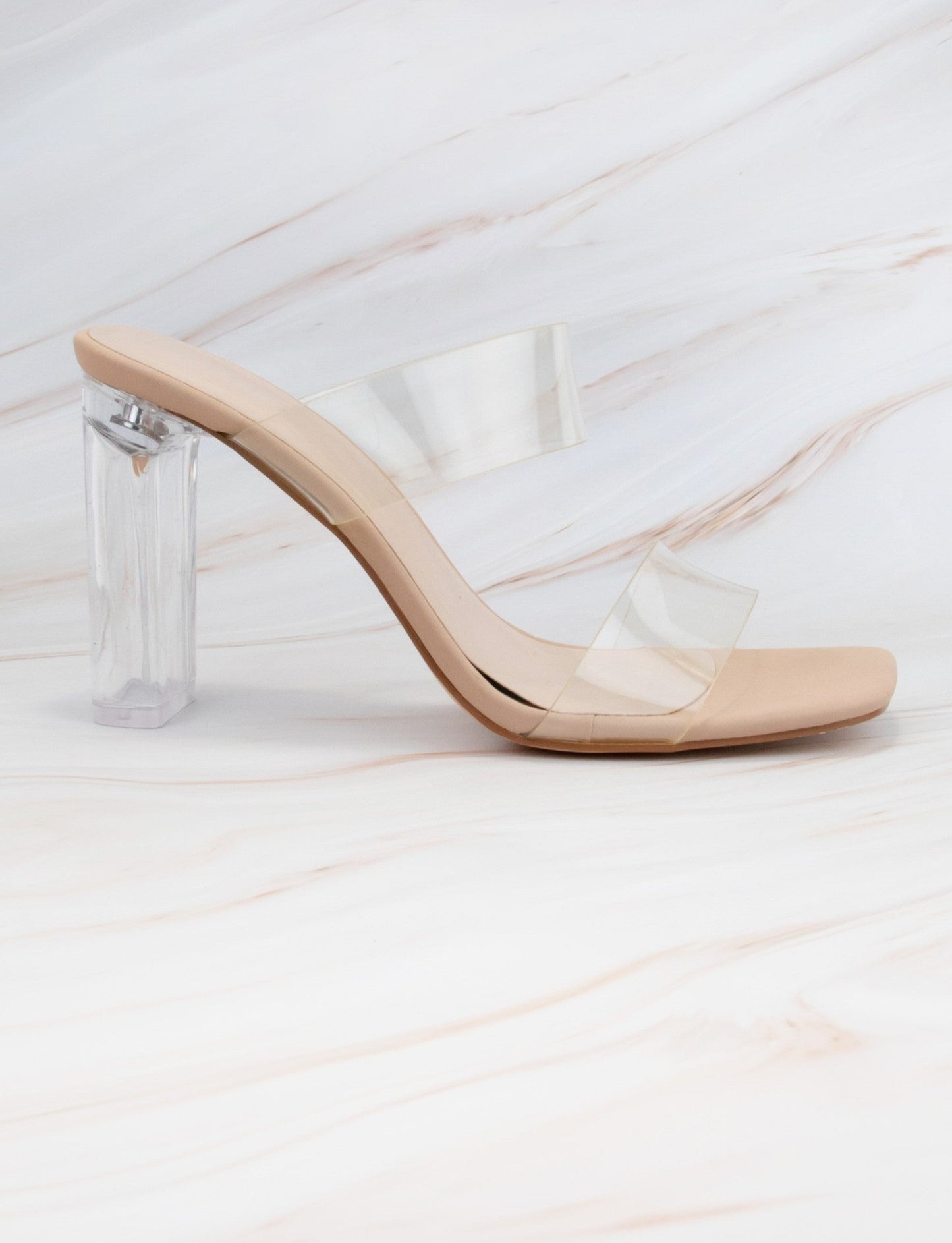 Shia Clear Heels