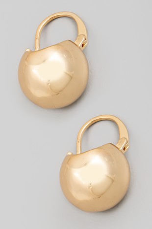 Ball Dome Drop Earring