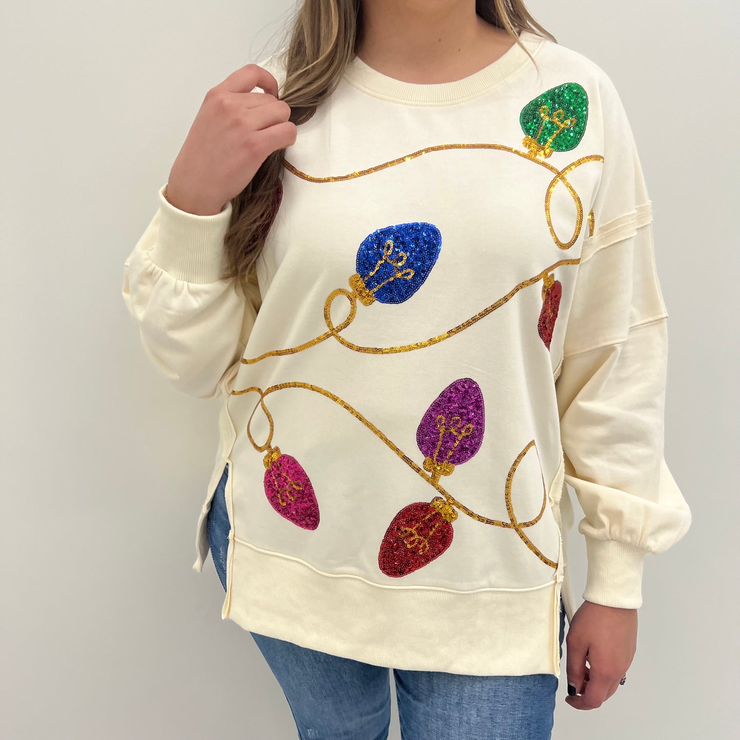Christmas Lights Sweatshirt