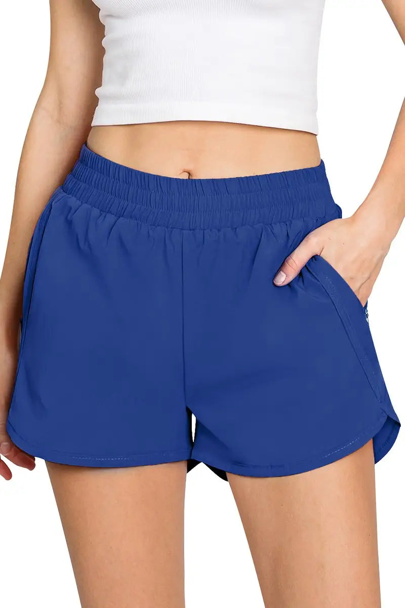 Zipper Pocket Shorts