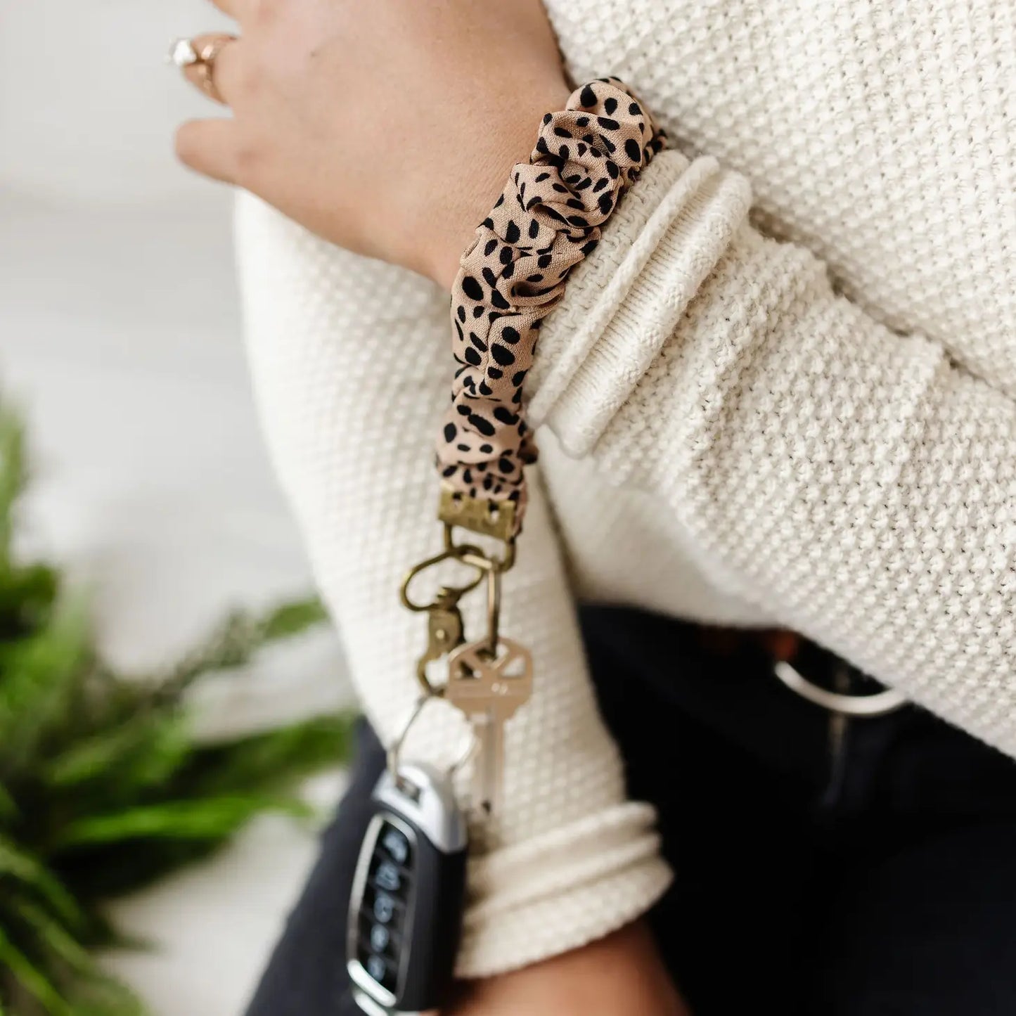 Luxe Scrunchie Keychain