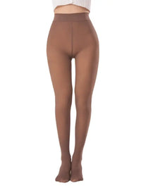 Giselle Brown Fleece Tights