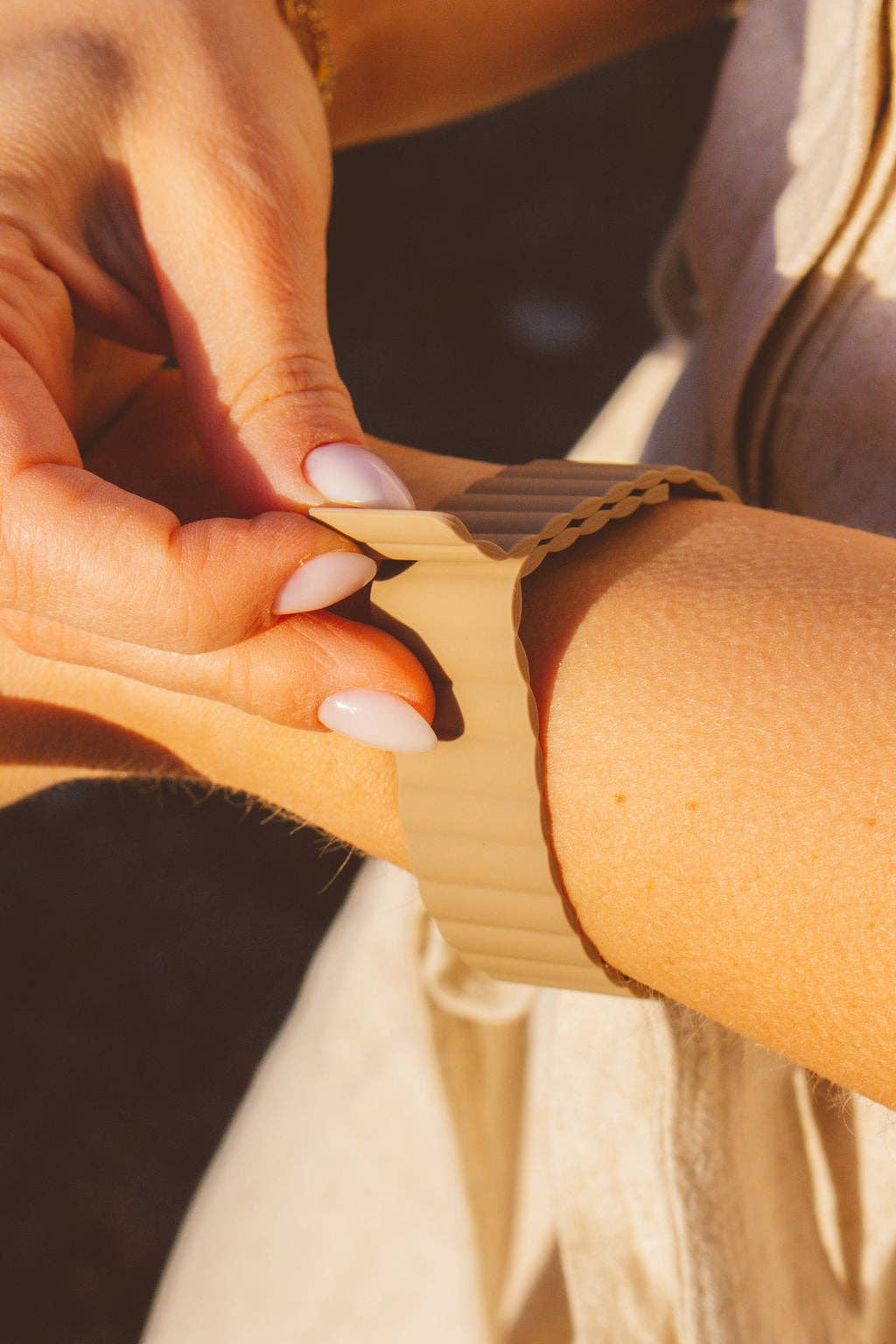 Desert Tan Magnetic Watch Band