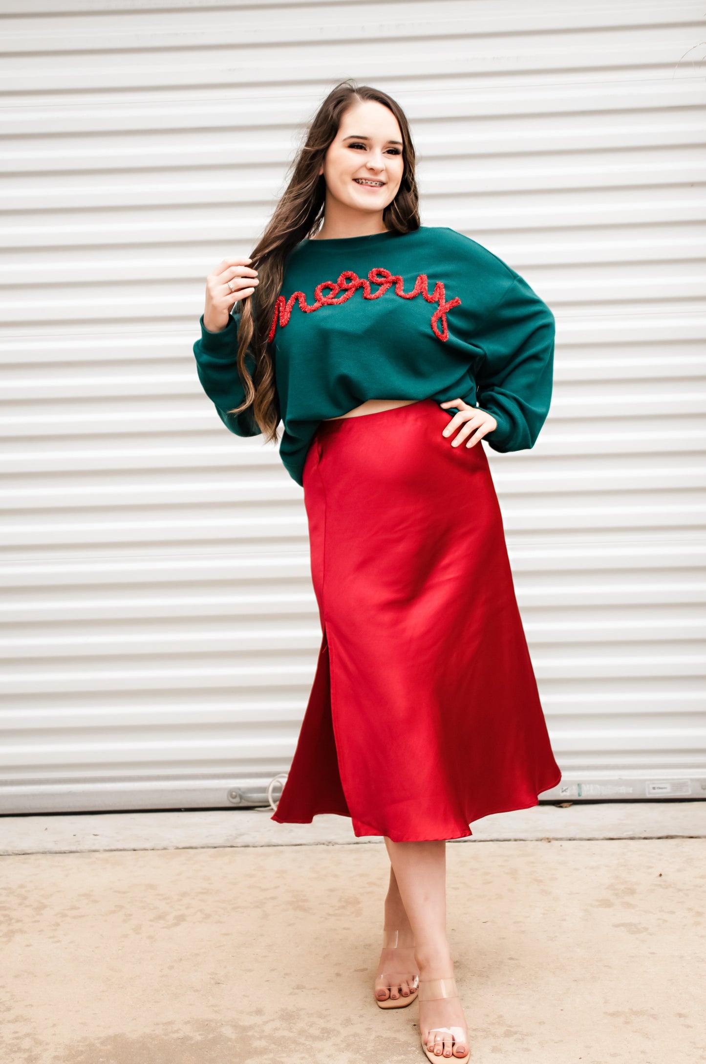 Merry Tinsel Pullover