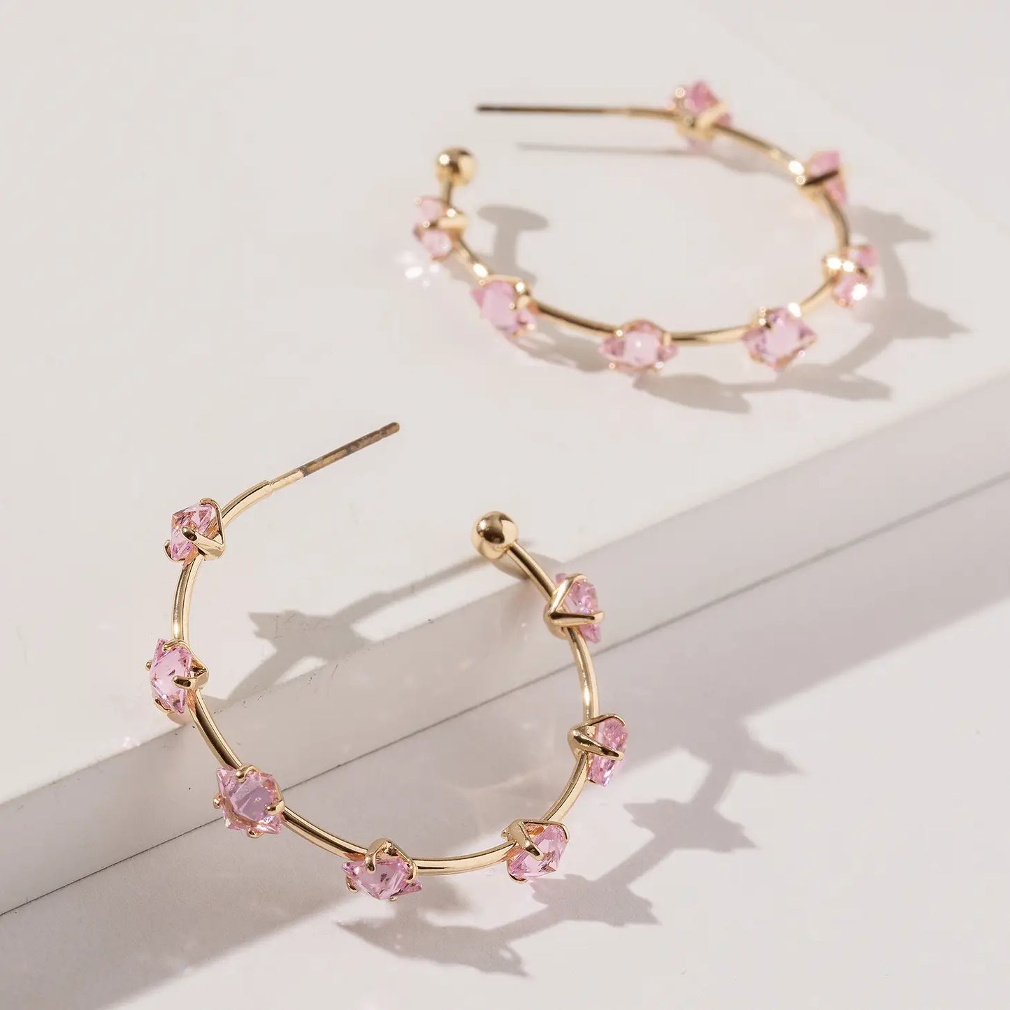 Gemma Open Hoop Earrings