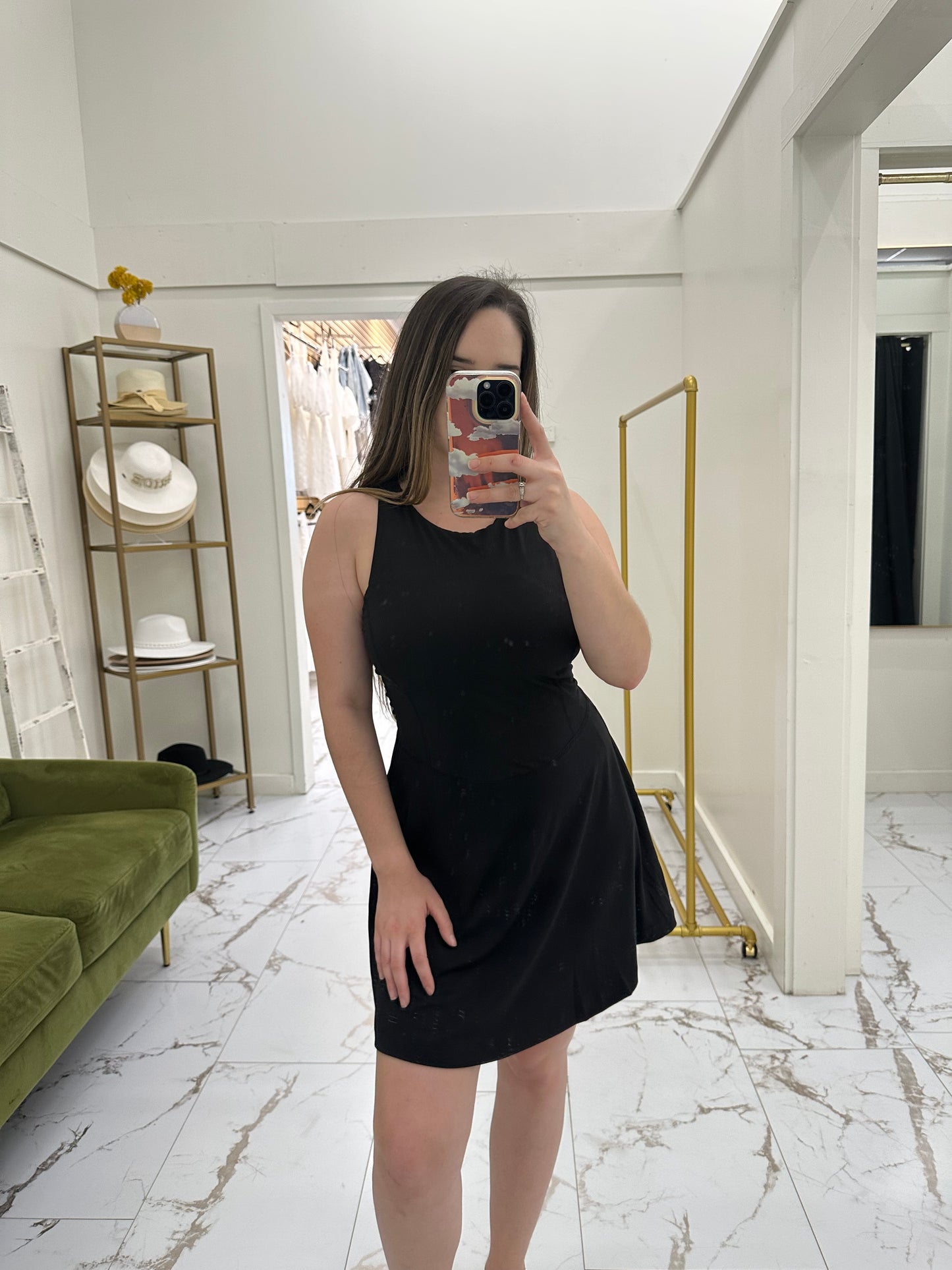Butter soft Romper Dress Black