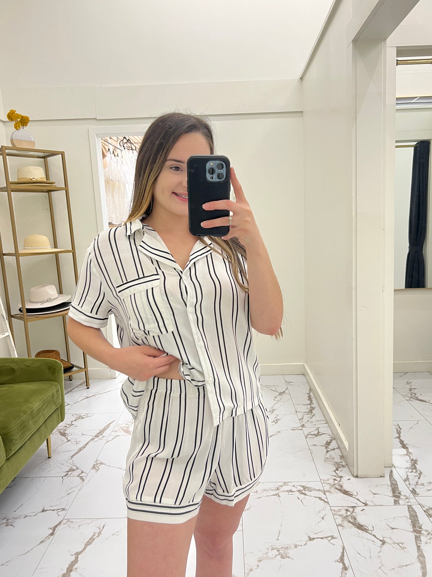Stripe Pajama Set