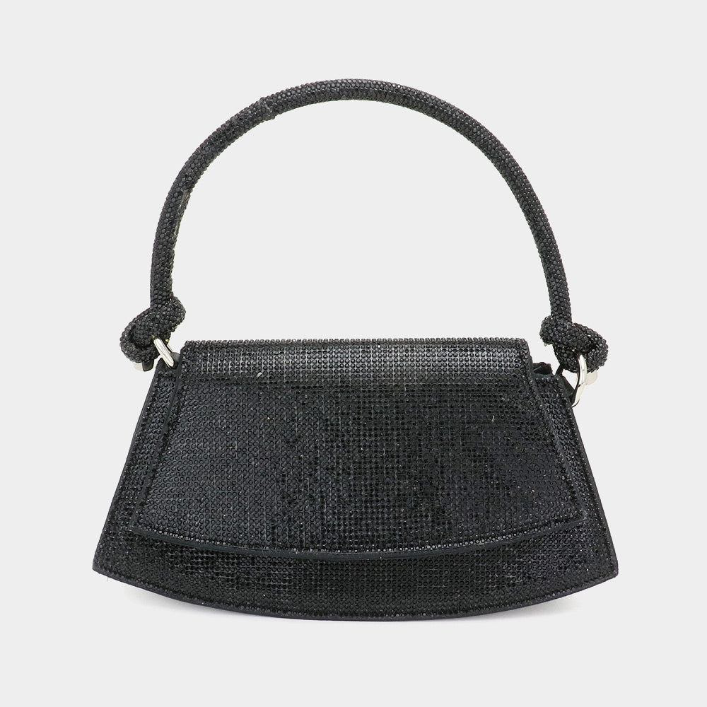 Top handle outlet evening bag