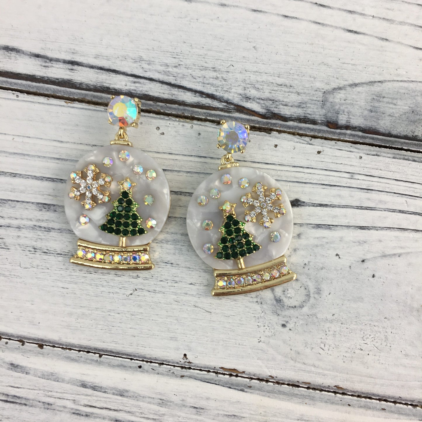 Snow Globe Earrings