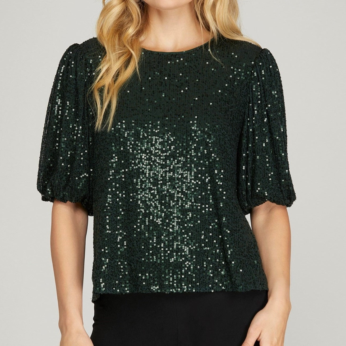 Shellie Sequin Top