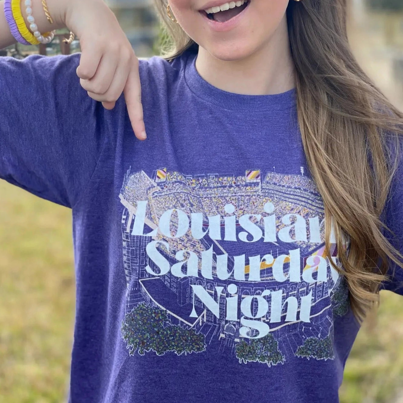 Louisiana Saturday Night Graphic Tee