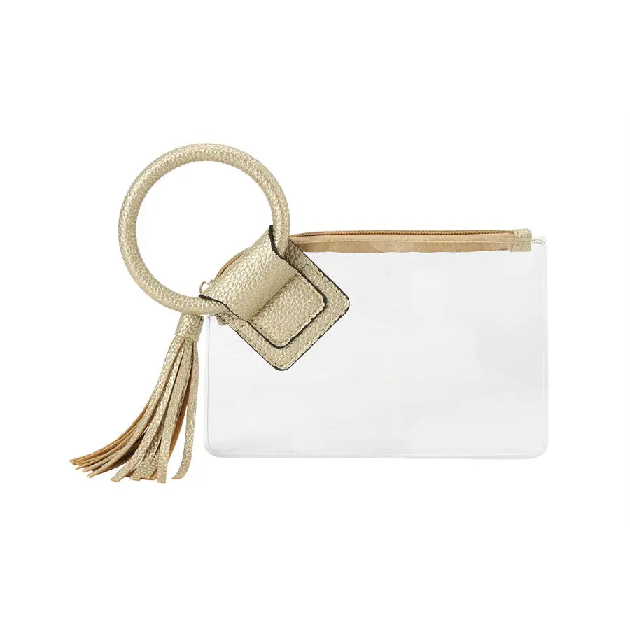 Clear Stadium Wristlet