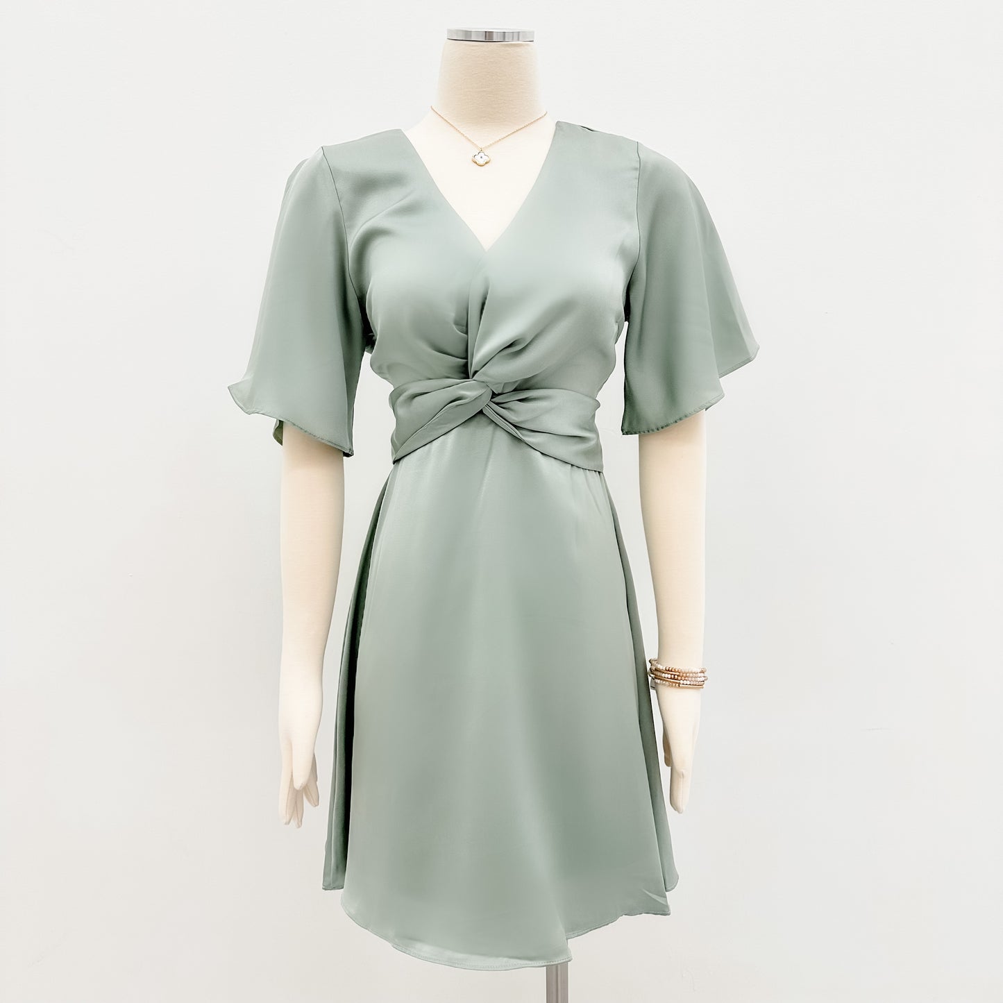 Falyn Flutter Sleeve Dress