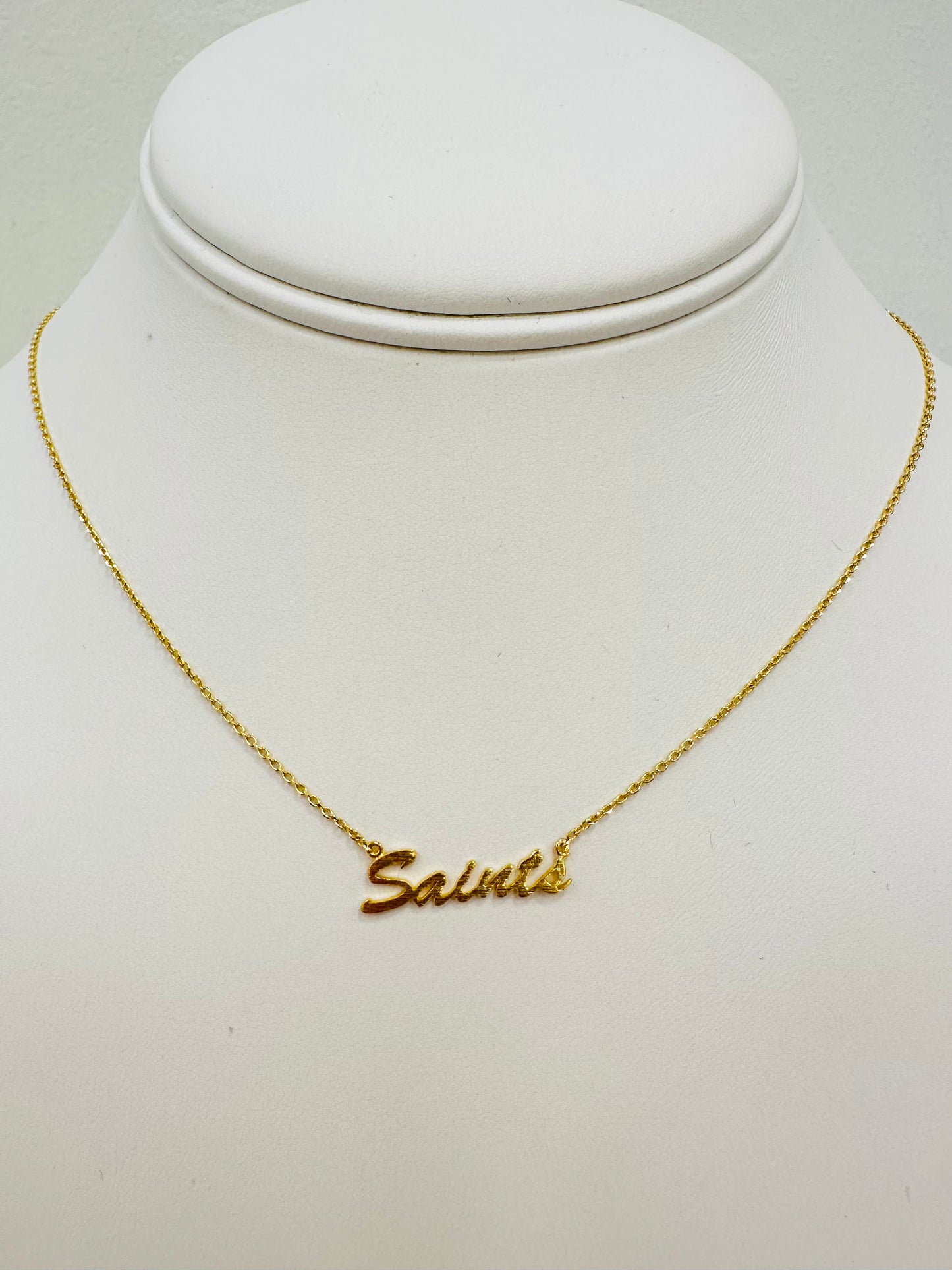 Game Day Saints Necklace