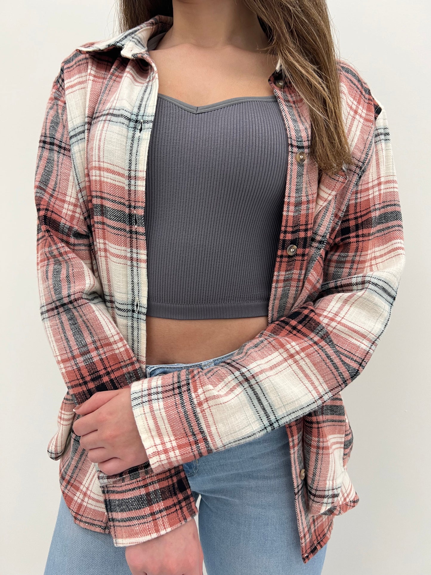 Francesca Flannel Top