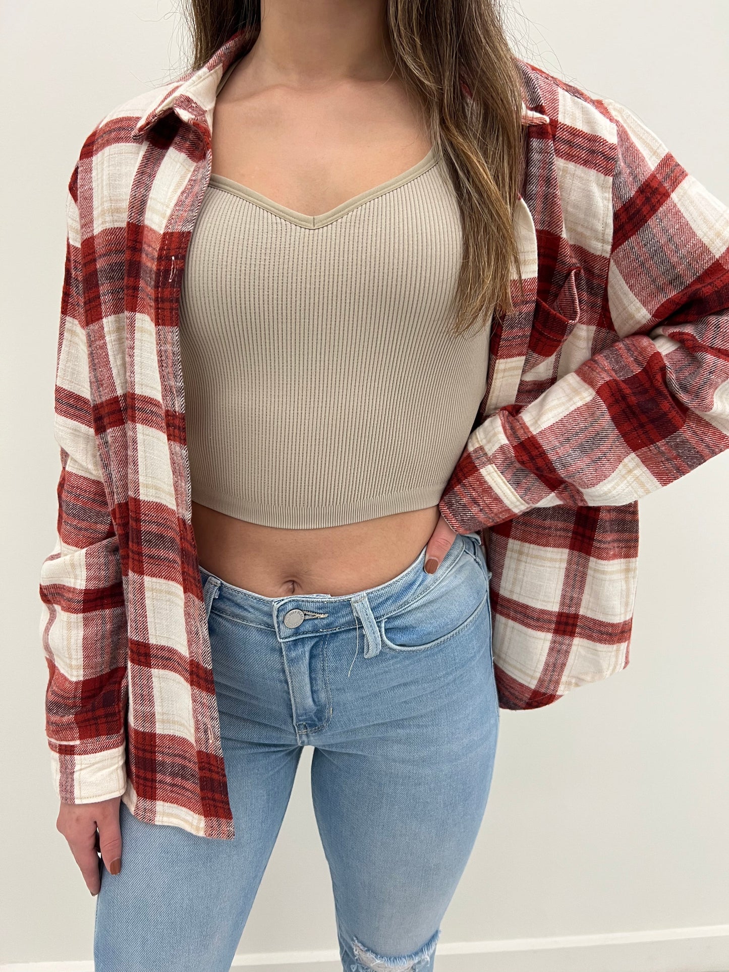 Francesca Flannel Top