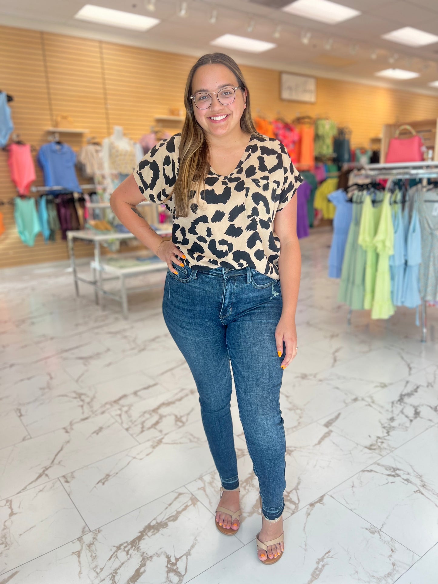 Judy Blue | HW Tummy Control Clean Skinny Denim