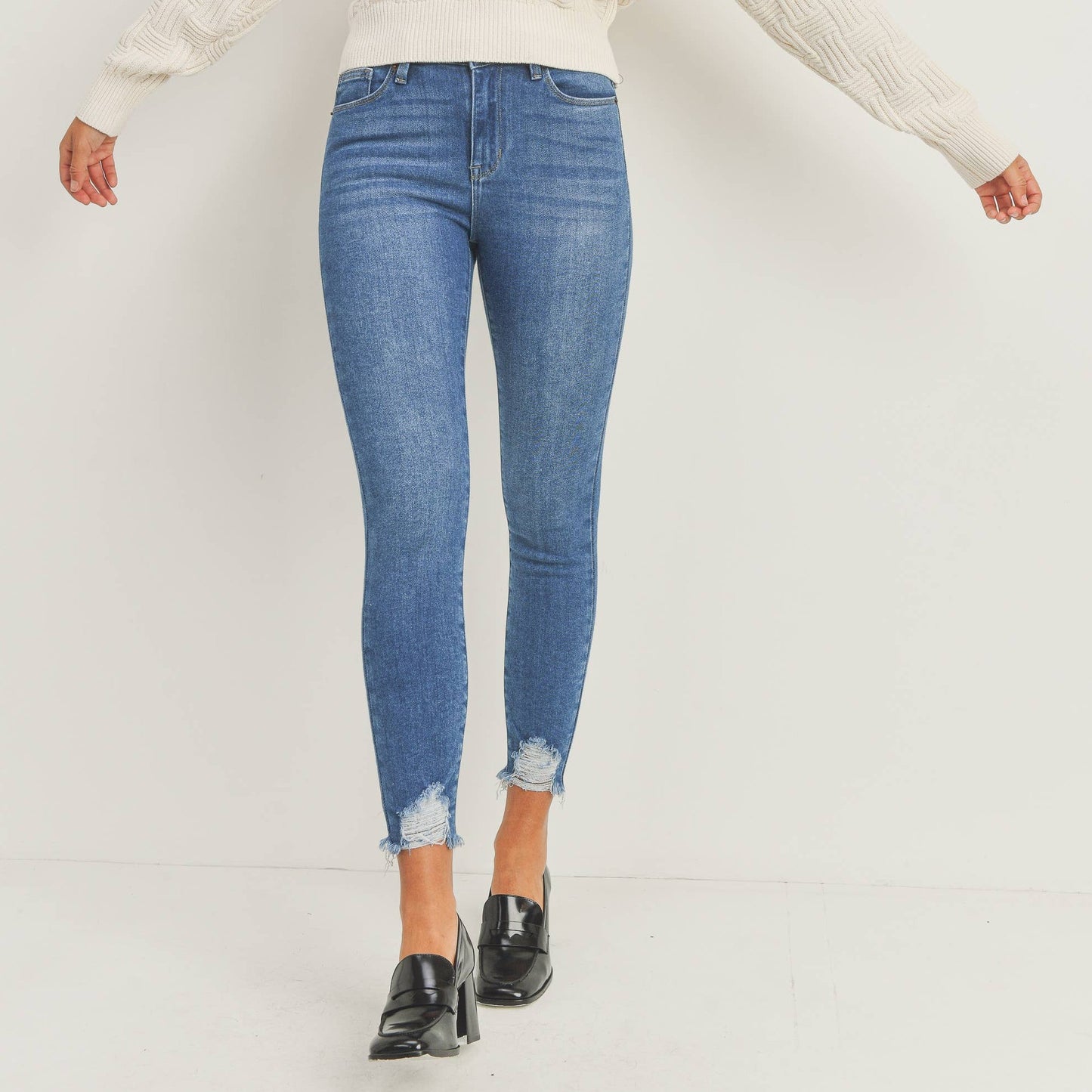 Ardmore HR Ankle Skinny Destroyed Hem