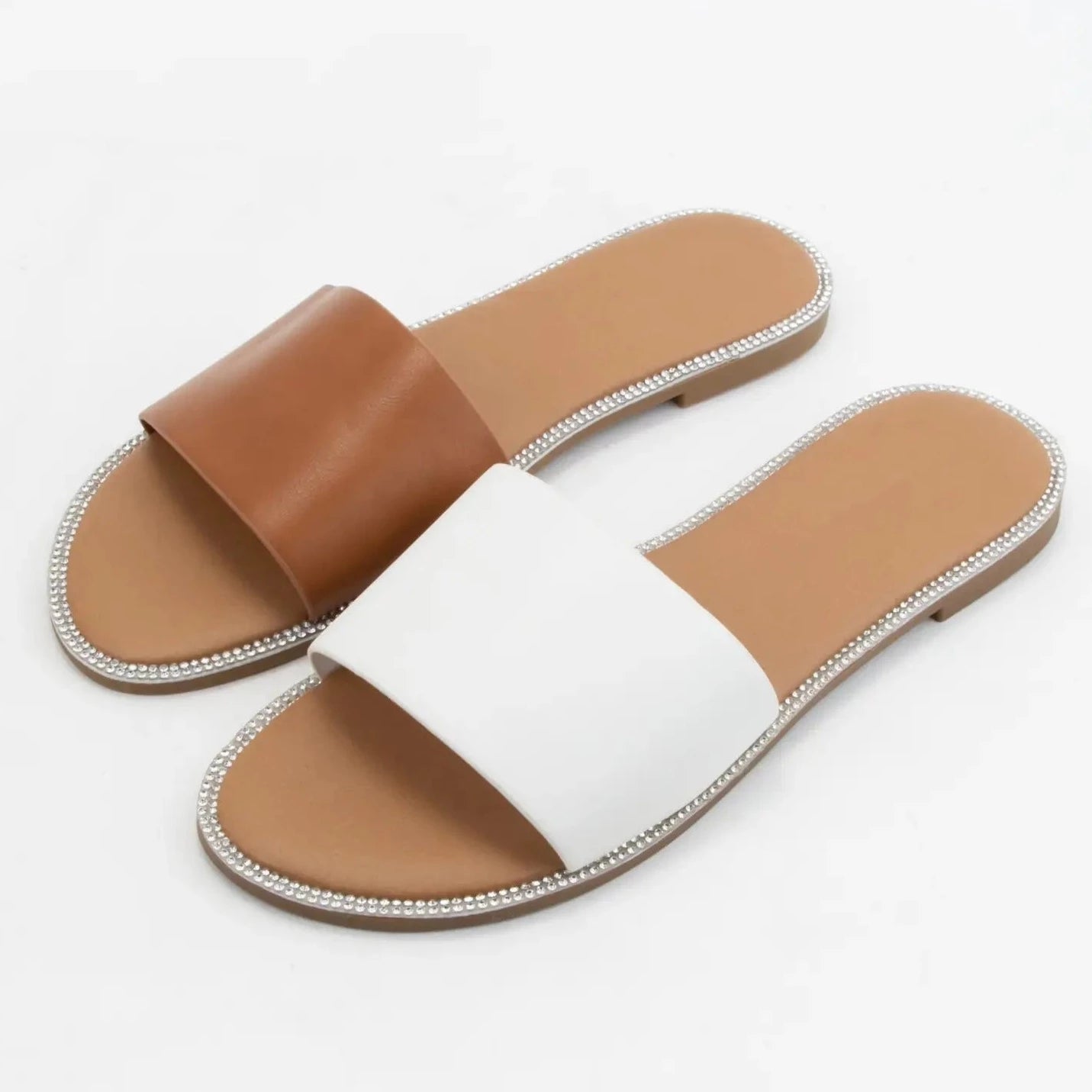 Kiki Jeweled Edge Sandal
