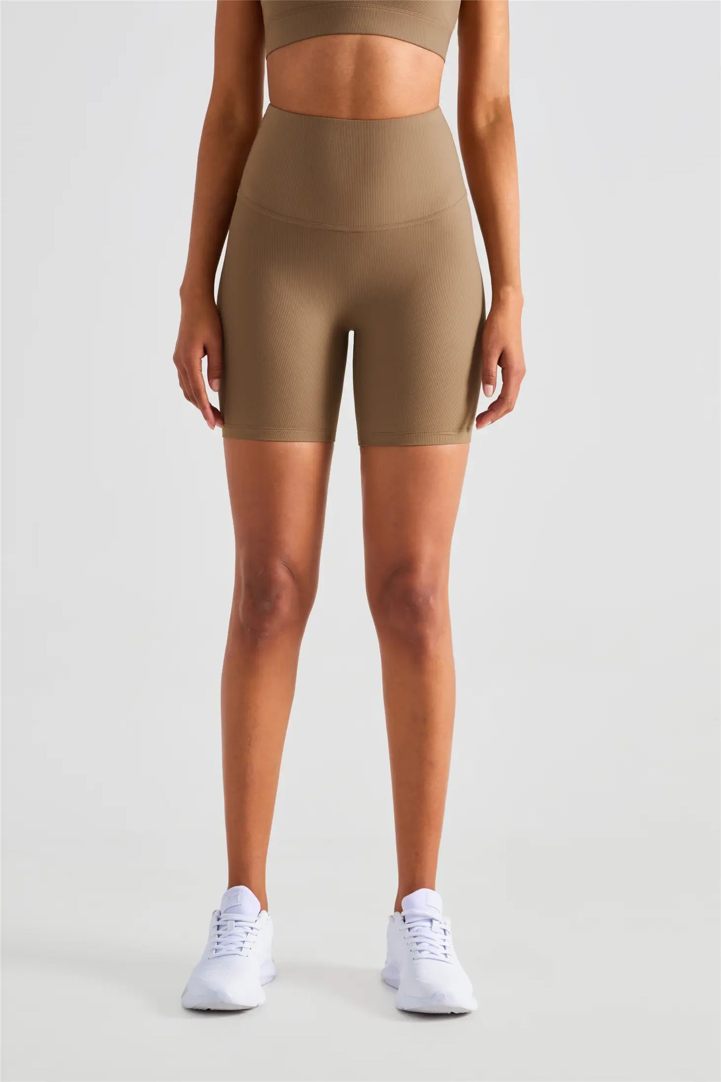 Uptown Ribbed Biker Shorts