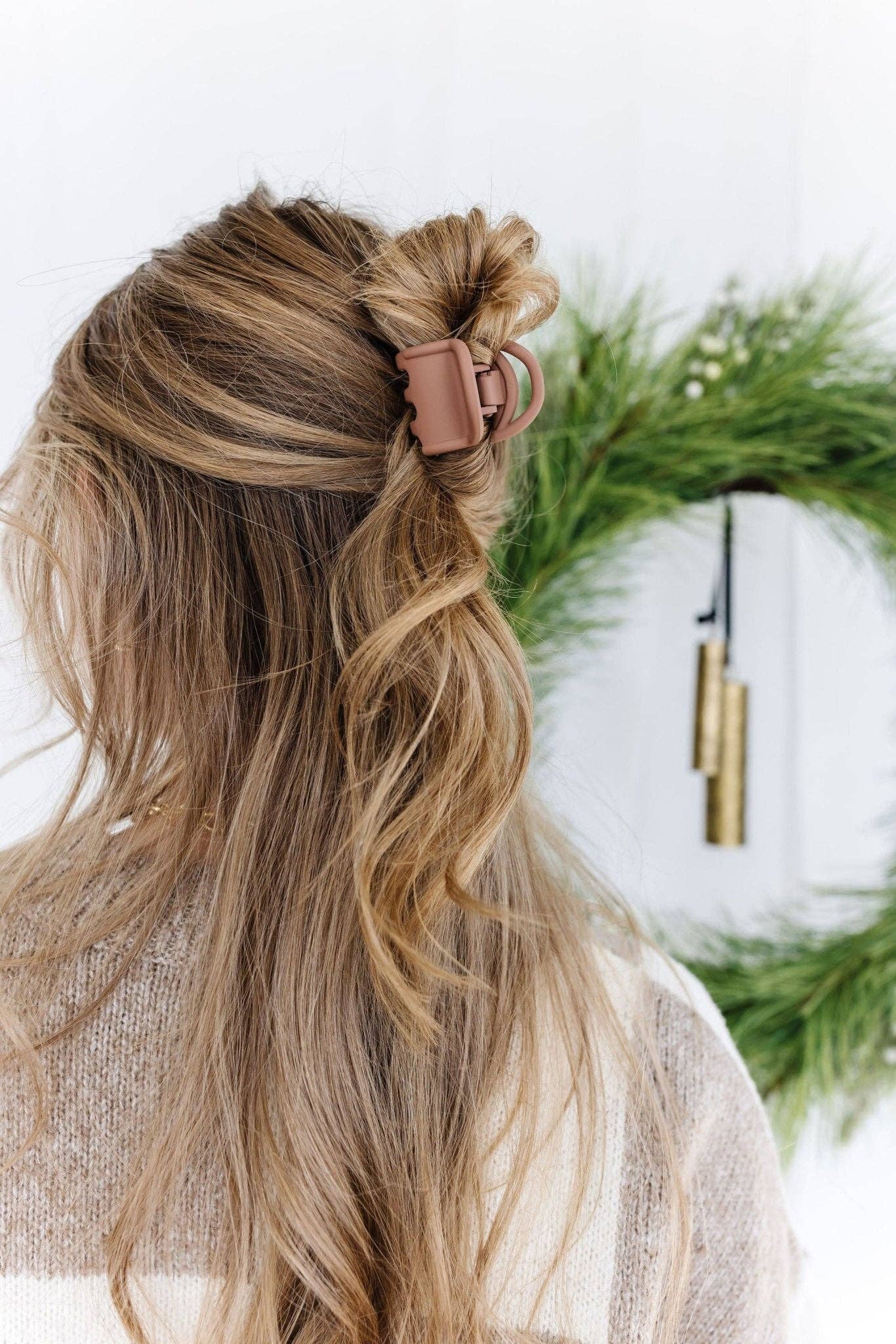 Cinnamon Claw Clip