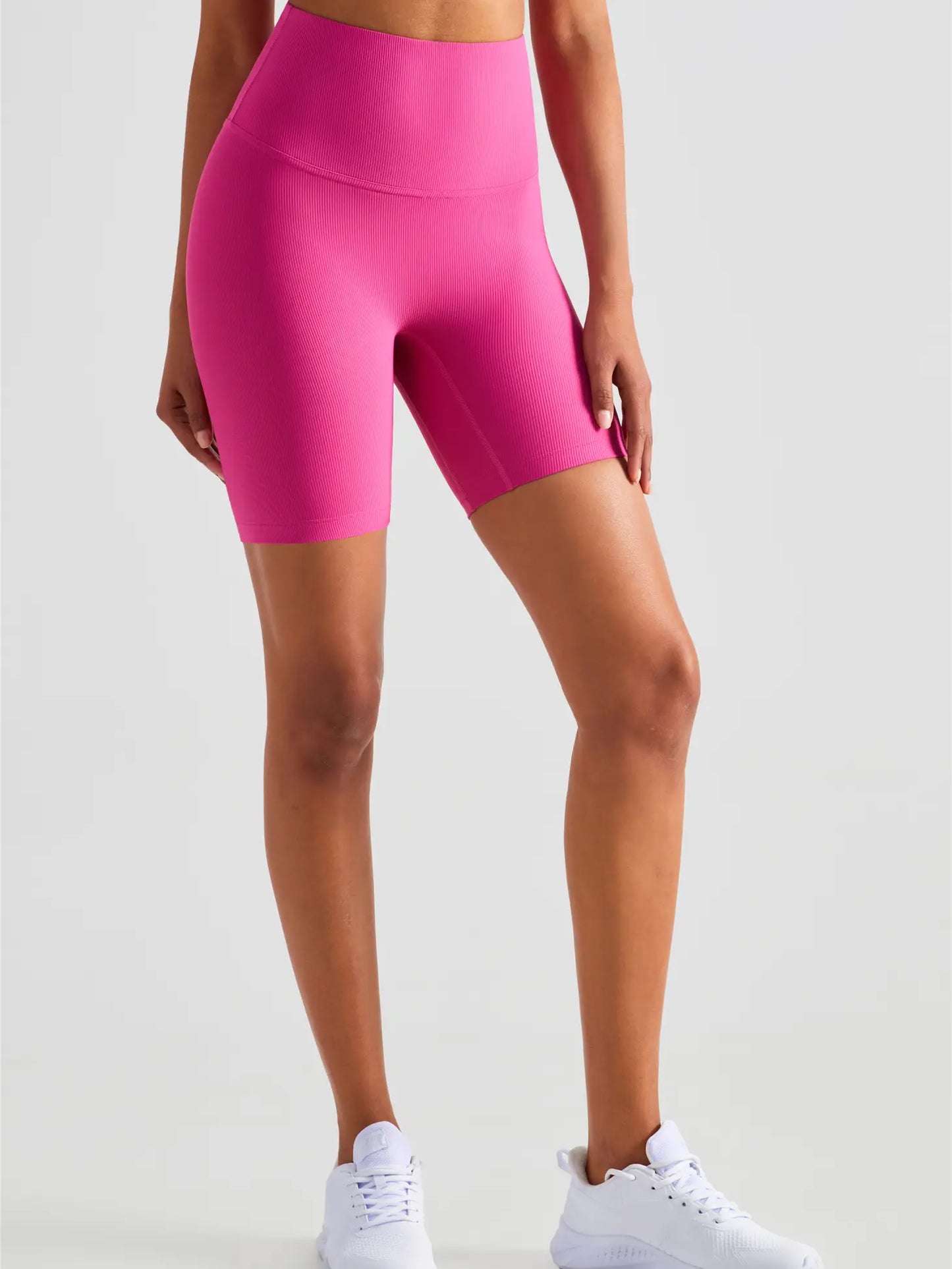 Uptown Ribbed Biker Shorts