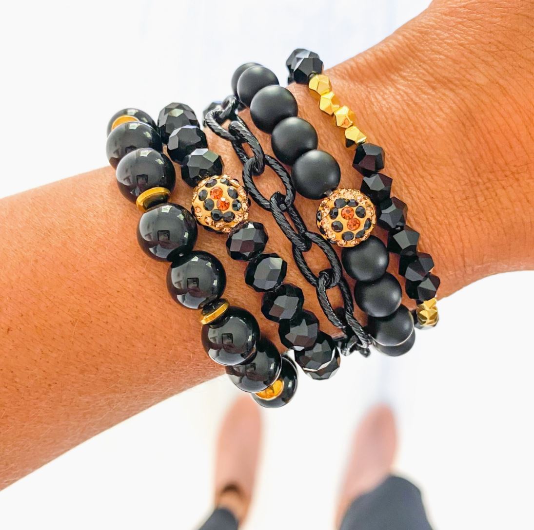 Ebony Bracelet Stack