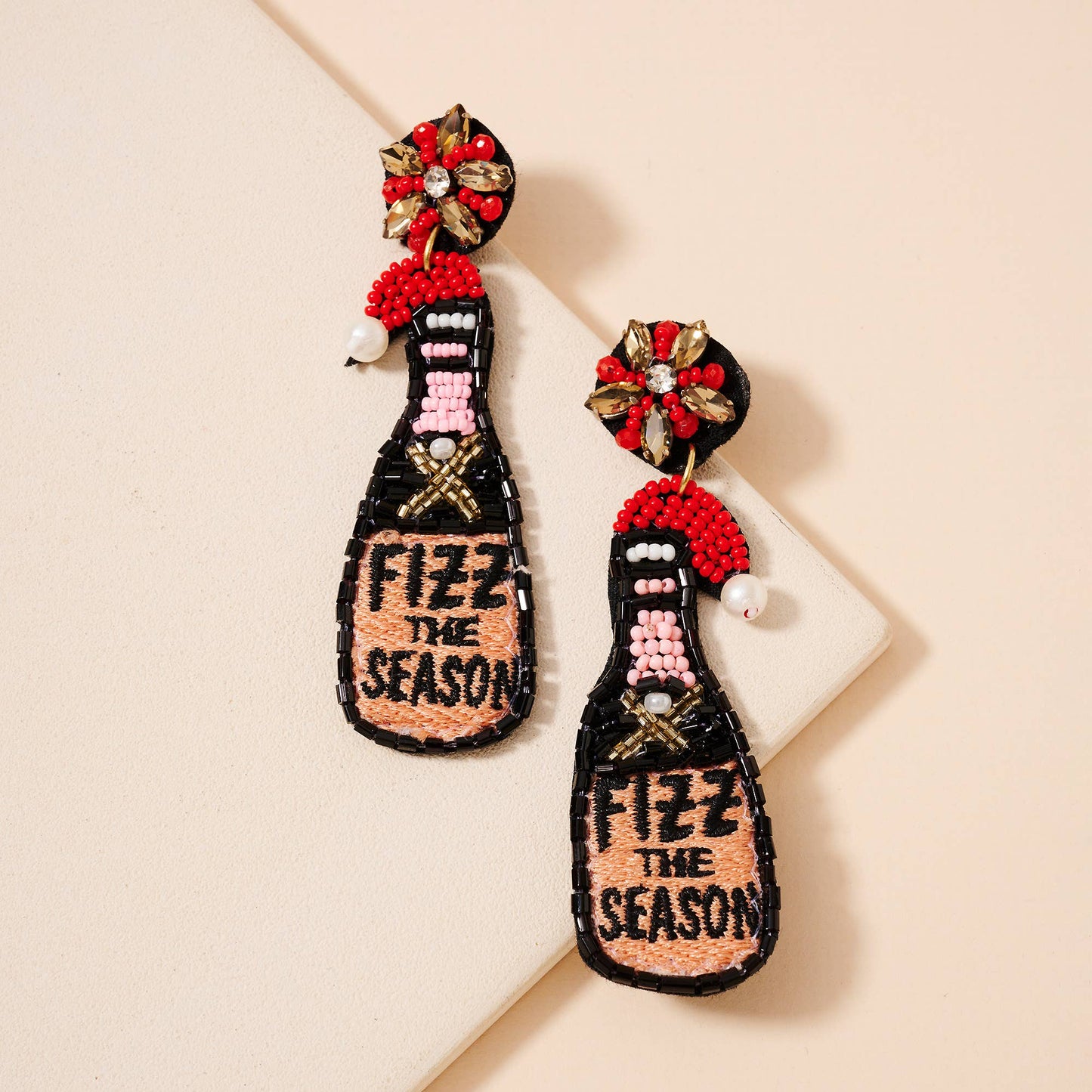 Fizz The Season Beaded Earrings