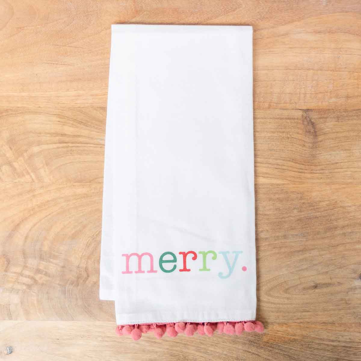Merry Hand Towel