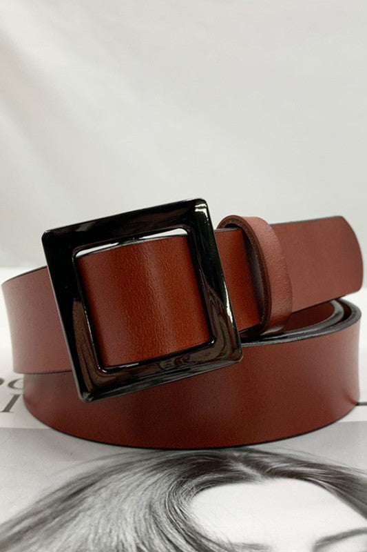 Sara Square Buckle Belt