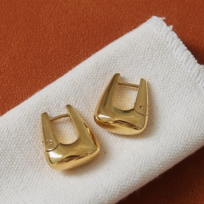 Cadance Geometric Hoop Earrings