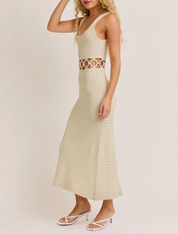 Sandstone Crochet Dress