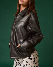 After Dark Faux Leather Jacket