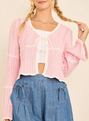 The Clara Tie Closure Cardigan