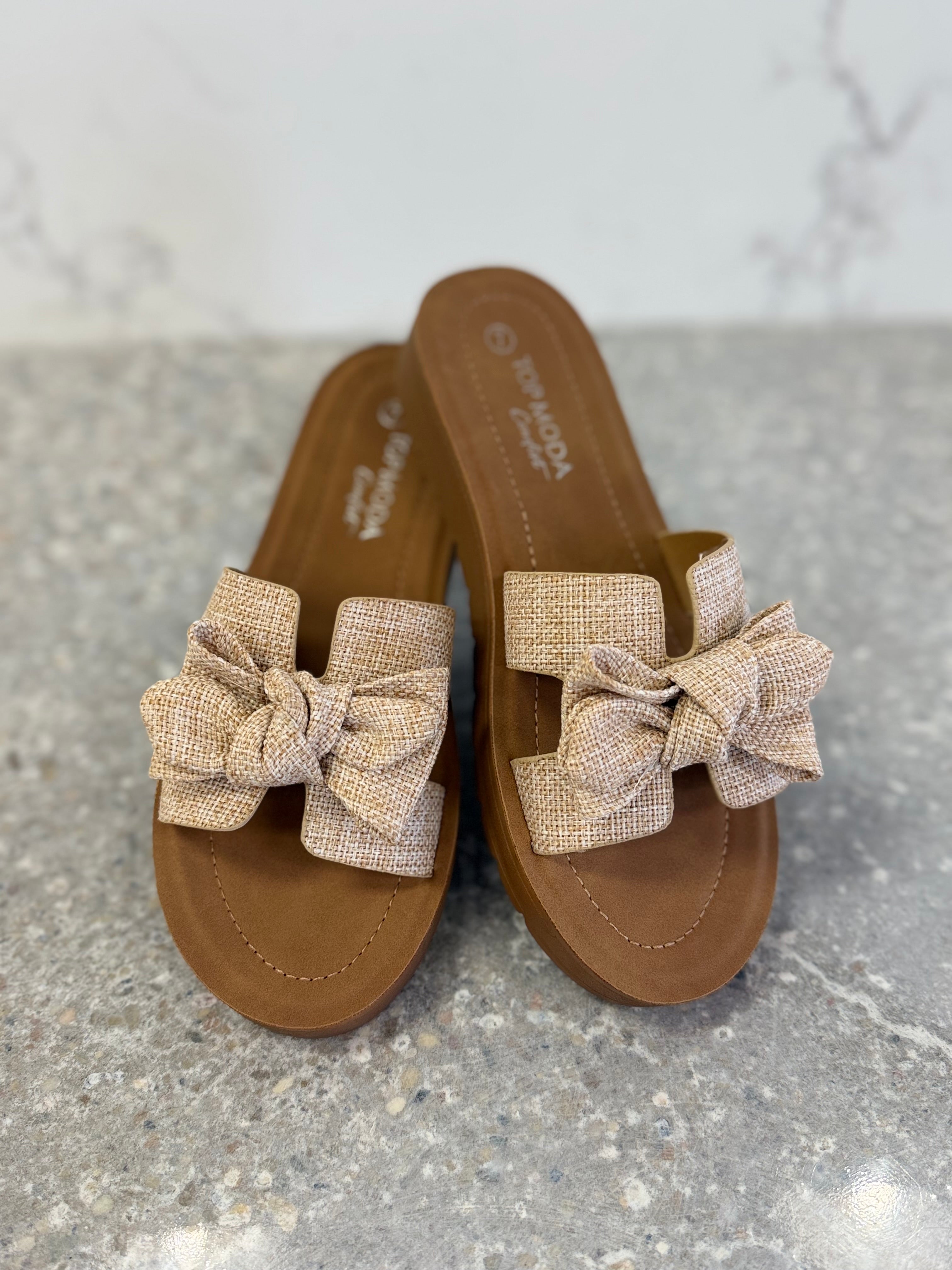 Susie Bow Sandal Beige