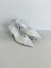 Nova Mesh Point Heels White