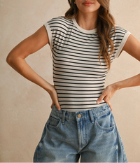Stevie Striped Bodysuit