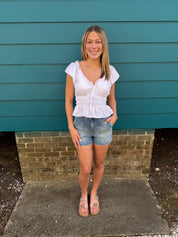 The Easy Breezy Blouse White