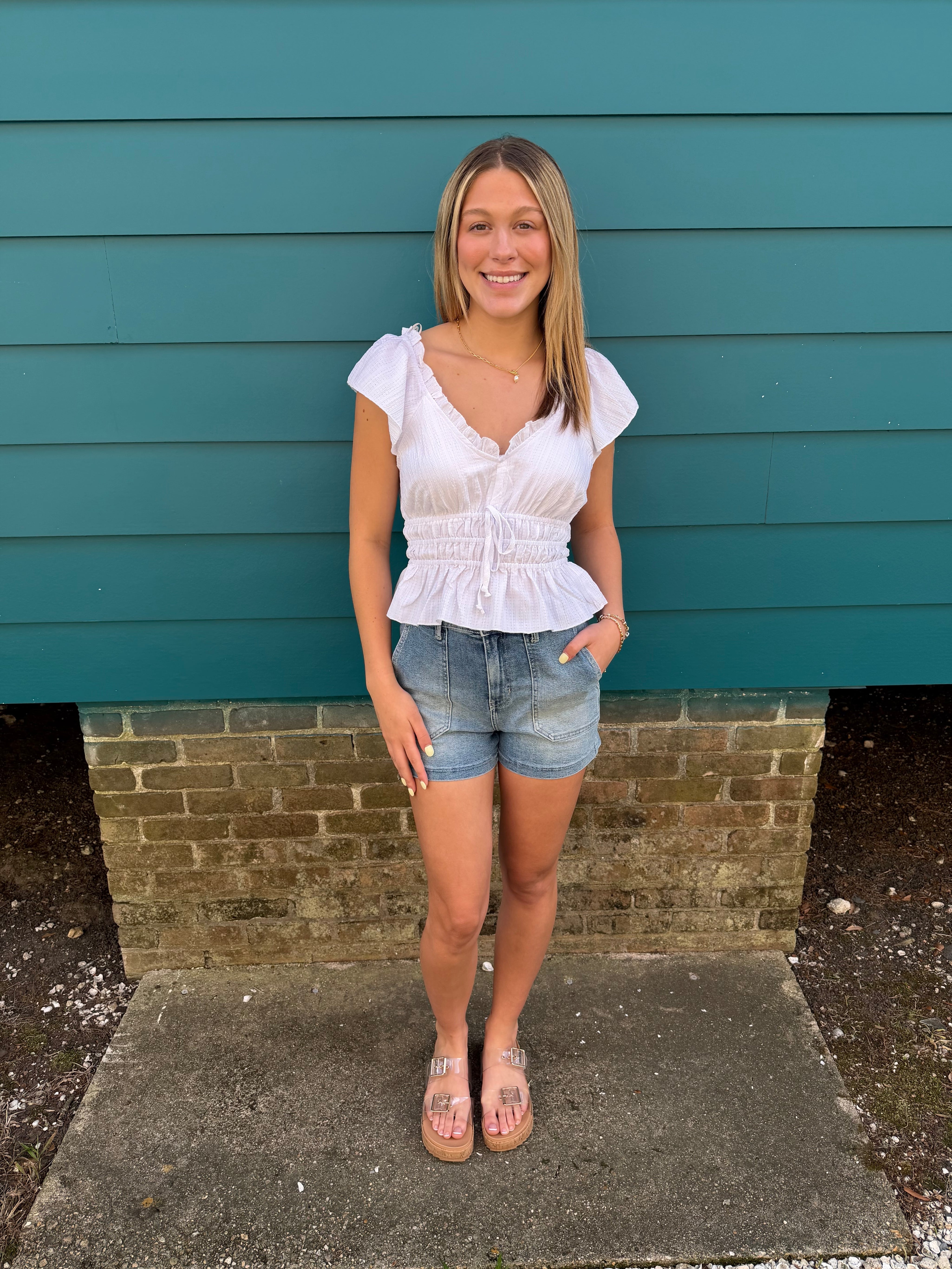 The Easy Breezy Blouse White