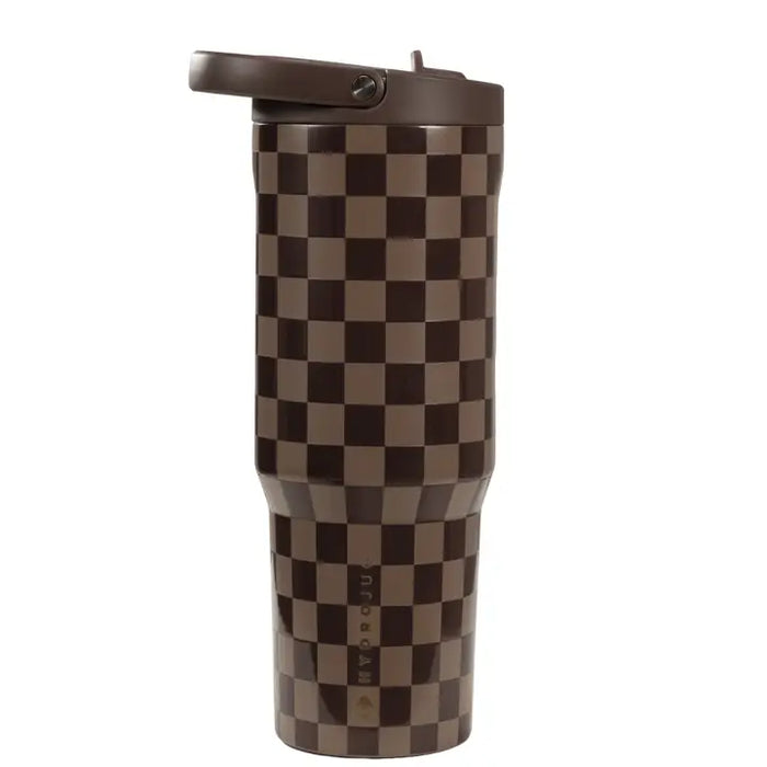 HydroJug 32 oz Sport Water Bottle Autumn Checkers