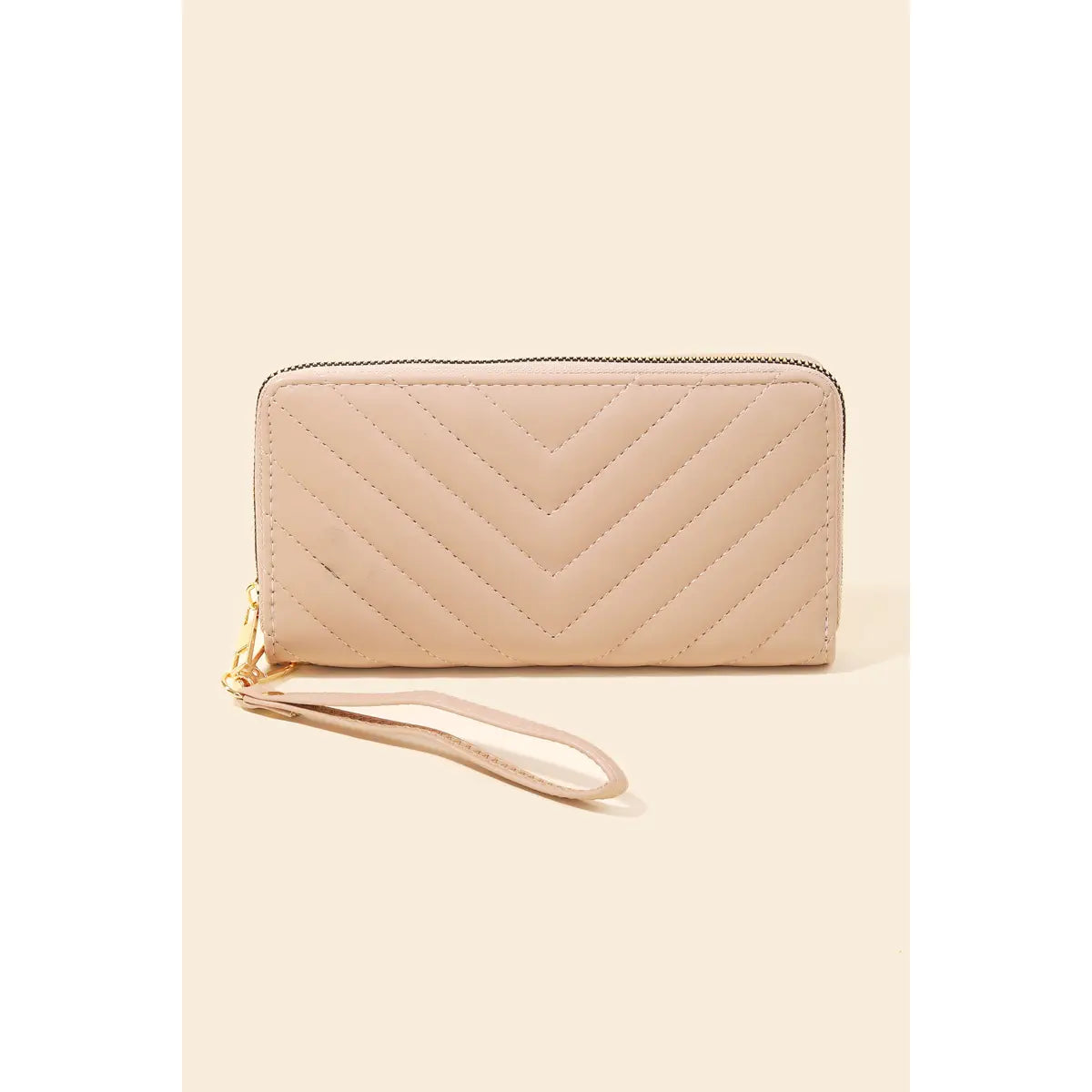 Faux Leather Quilted Wallet
