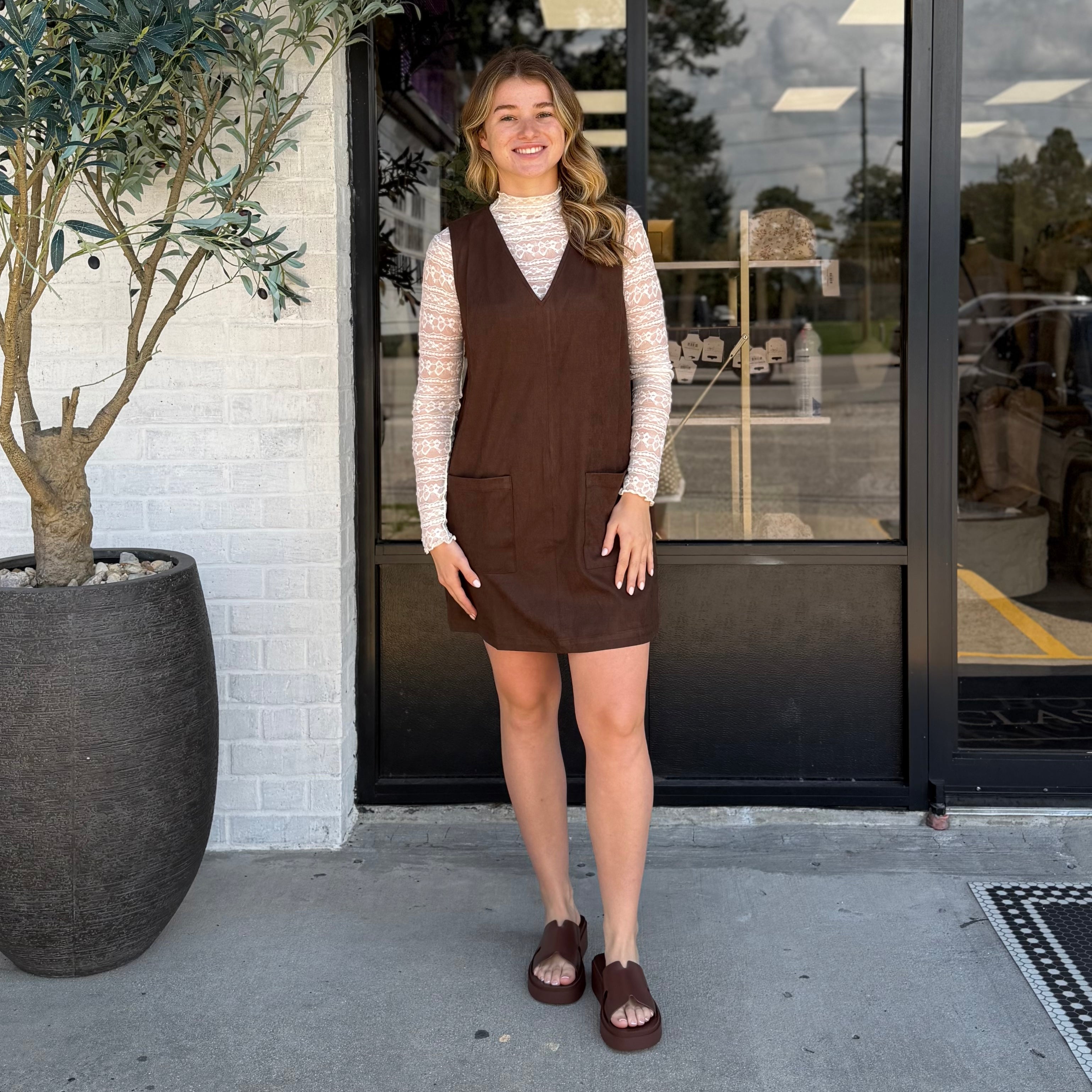 Saddle Up Mini Dress