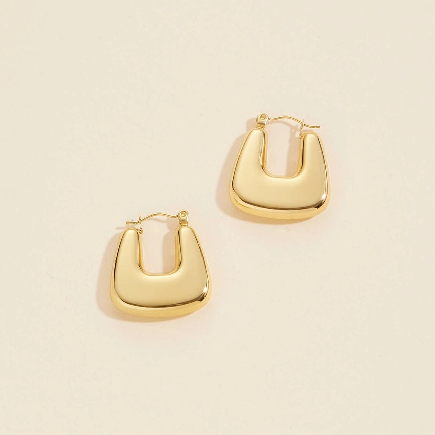 Malorie Gold Hoop Earrings
