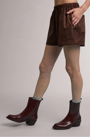 Mocha Moment Suede Shorts